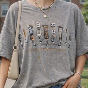 Vintage Newport blue beer tshirt